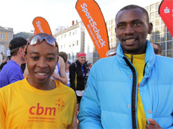 Henry Wanyoike und Joseph Kibunja in Bonn